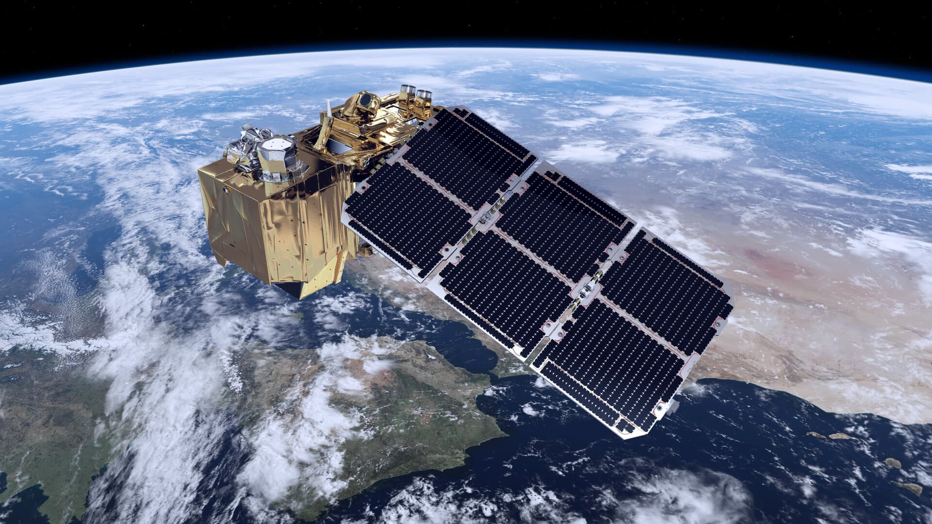 Sentinel-2 satellite model